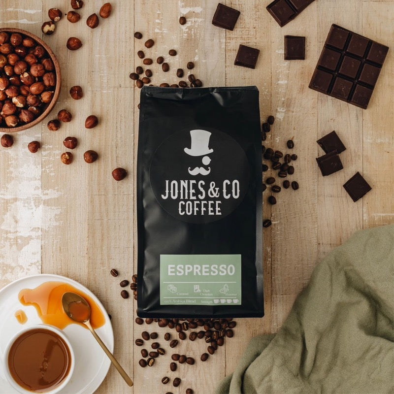 Jones & Co Coffee Espresso Blend Fresh Roasted Coffee