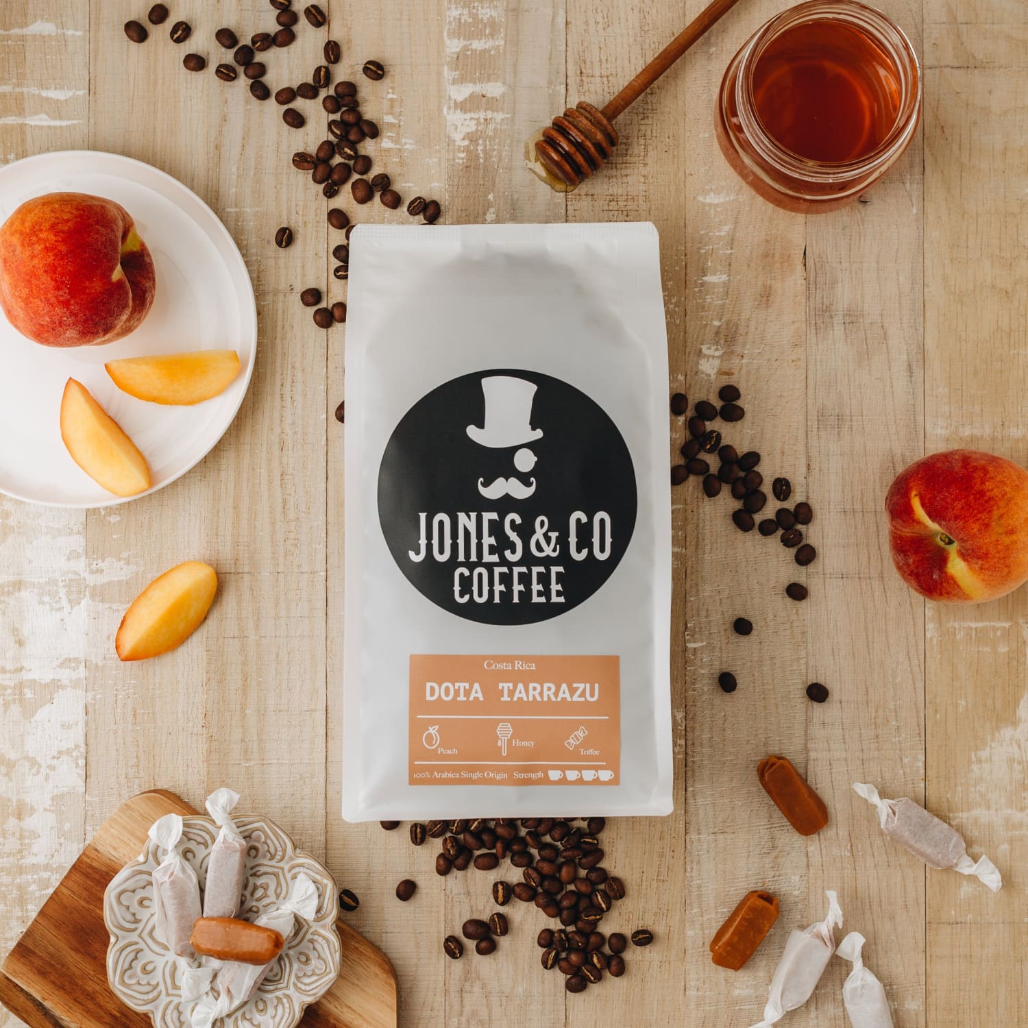 Jones & Co Coffee Costa Rica Dota Tarrazu Fresh Roasted Coffee